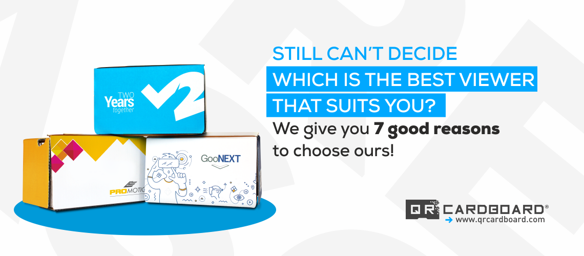 7 MOTIVI PER SCEGLIERE I NOSTRI CARDBOARD DI VR