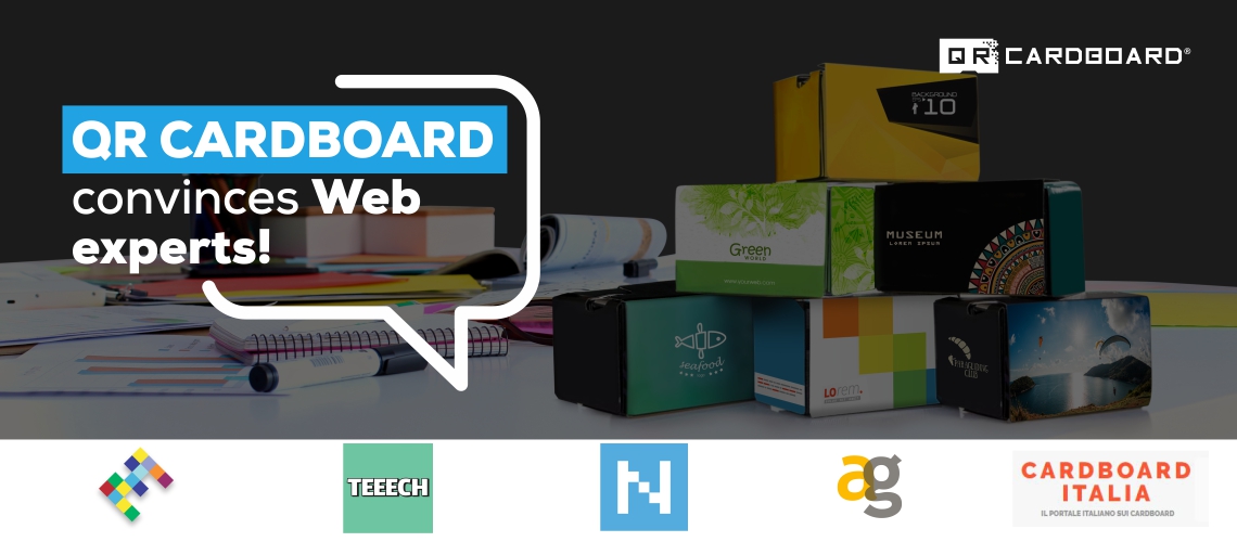 QR CARDBOARD CONVINCE GLI ESPERTI DEL WEB