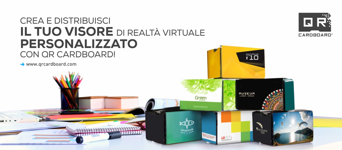 CREA UN VISORE PERSONALIZZATO CON QR CARDBOARD