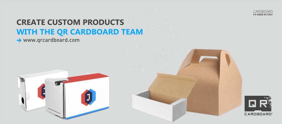 REALIZZA PRODOTTI SU MISURA CON IL TEAM QR CARDBOARD